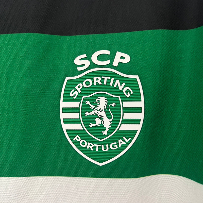 Camisa Sporting 24/25 Home - Nike - Verde com Preto
