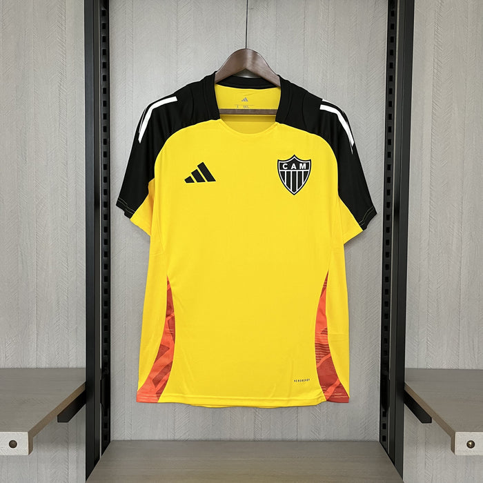 Camisa Atletico Mineiro Treino 25/26 Adidas Masculina - Amarela e Preta