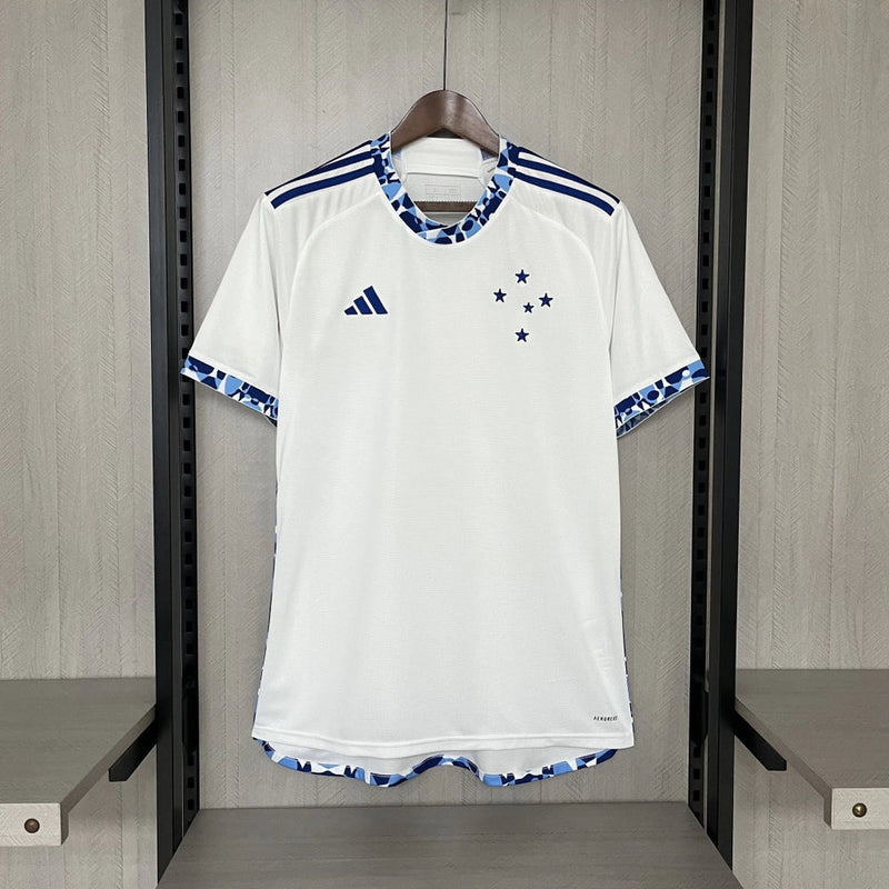 Camisa Cruzeiro Away 24/25 Adidas Torcedor Masculino - Branca