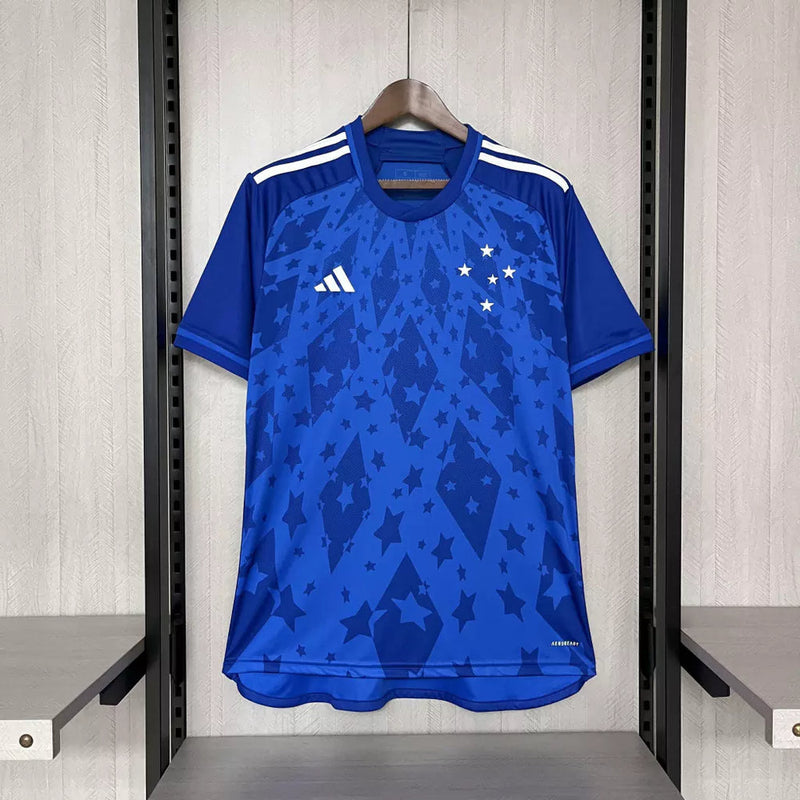 Camisa Cruzeiro Home 24/25 Adidas Torcedor Masculino - Azul