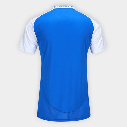 Camisa Cruzeiro Home 25/26 Adidas Torcedor Feminina - Azul e Branca