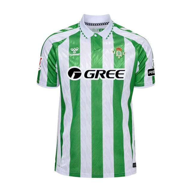 Camisa Real Bétis I 24/25Hummel - Verde e Branco